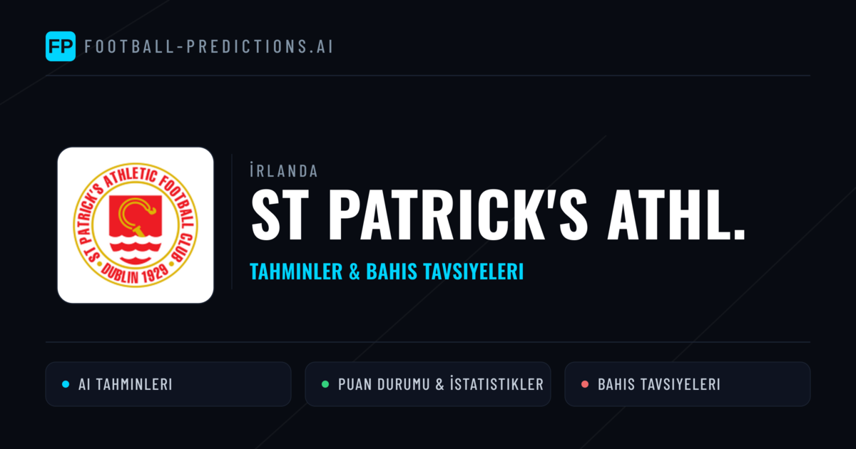 St Patrick's Athl. Tahminleri & İstatistikler