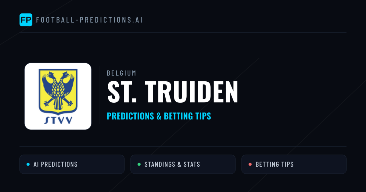 St. Truiden Predictions & Stats