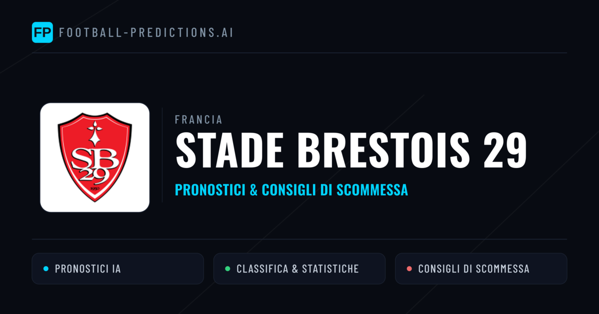 Pronostici e Statistiche Stade Brestois 29
