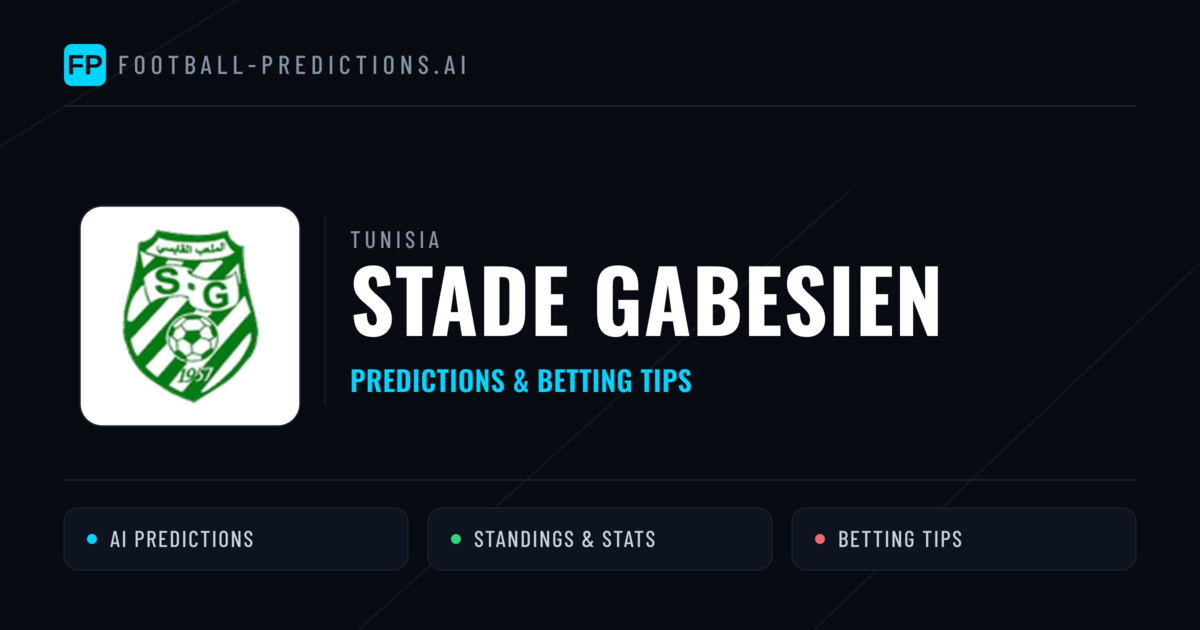Stade Gabesien Predictions & Stats