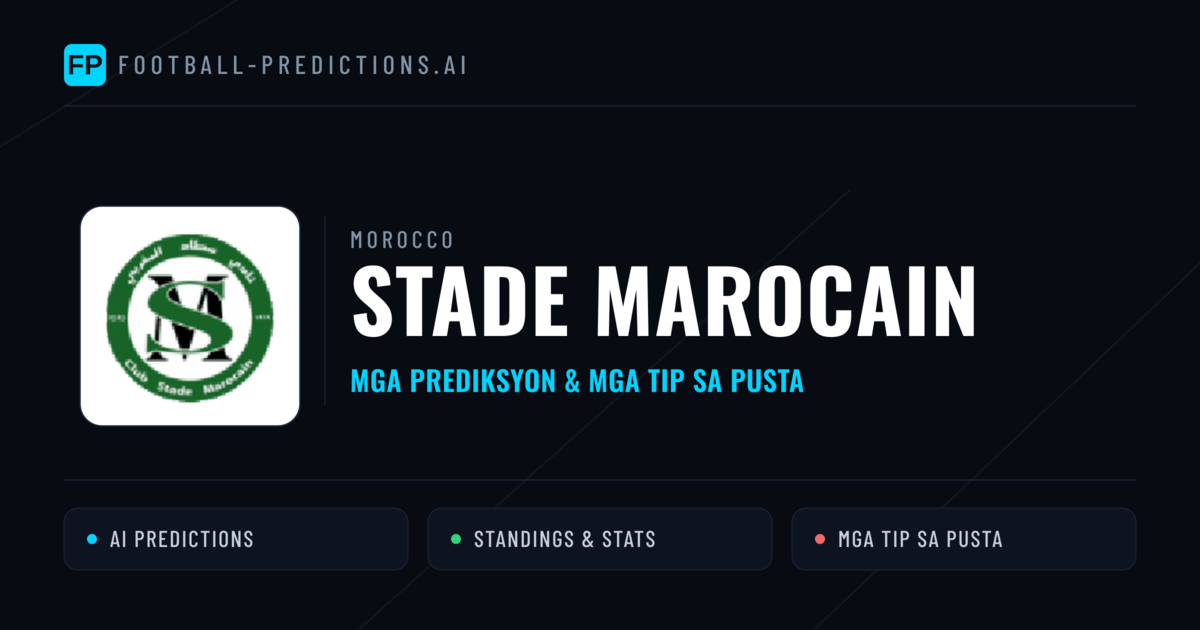 Stade Marocain Predictions & Stats
