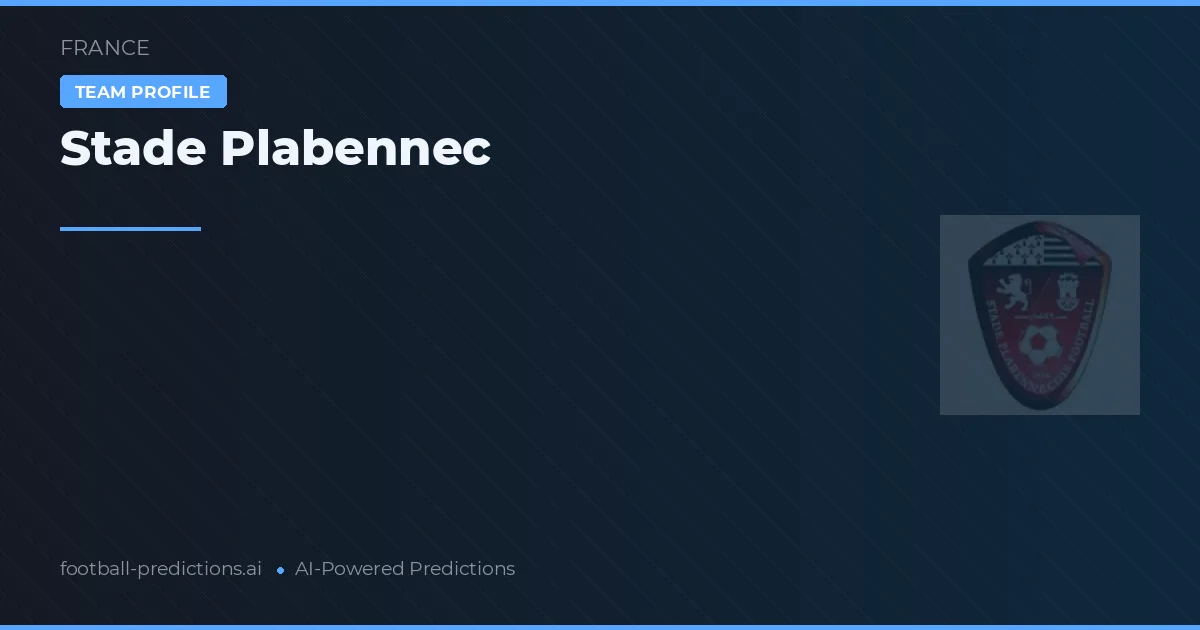 Stade Plabennec Prognosen & Statistiken