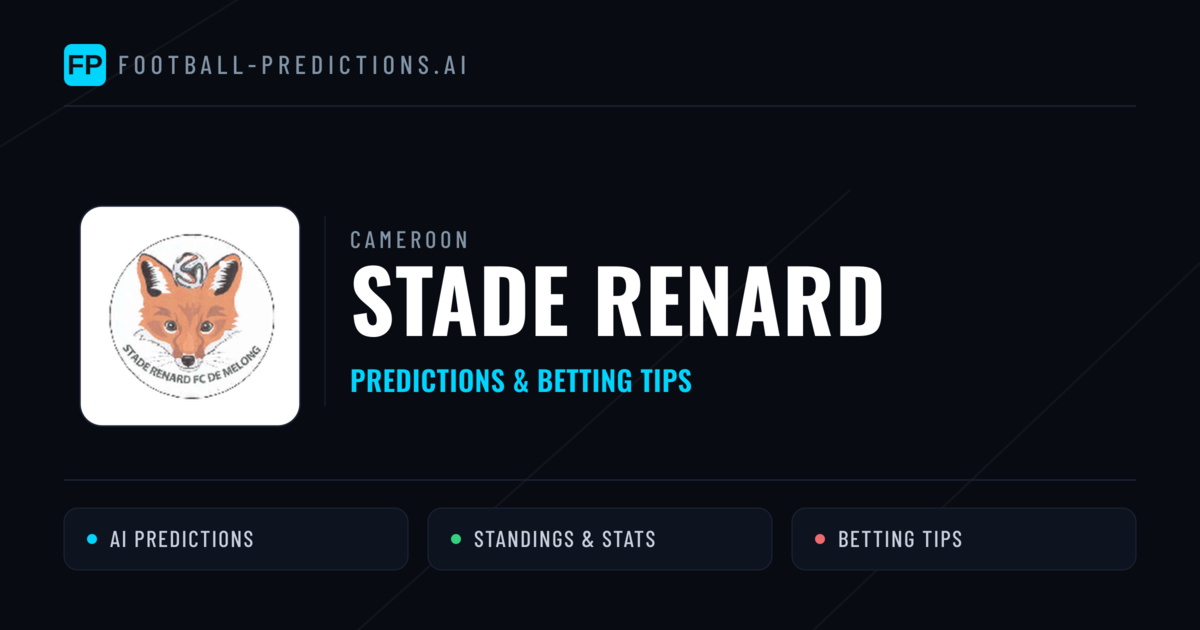 Stade Renard Predictions & Stats