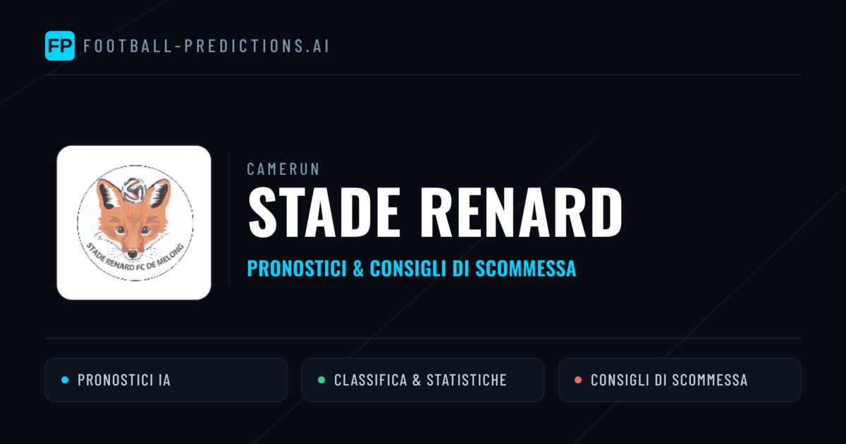 Pronostici e Statistiche Stade Renard