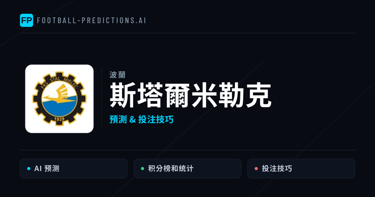 斯塔爾米勒克 運彩分析｜足球預測與數據