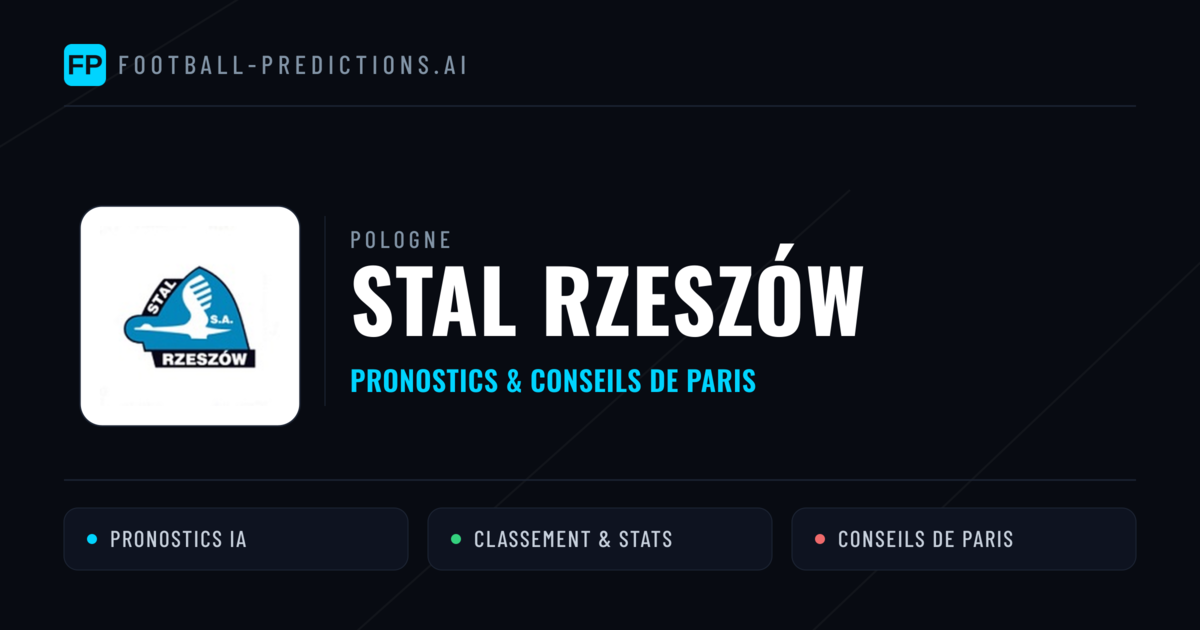 Stal Rzeszów Pronostics & Statistiques