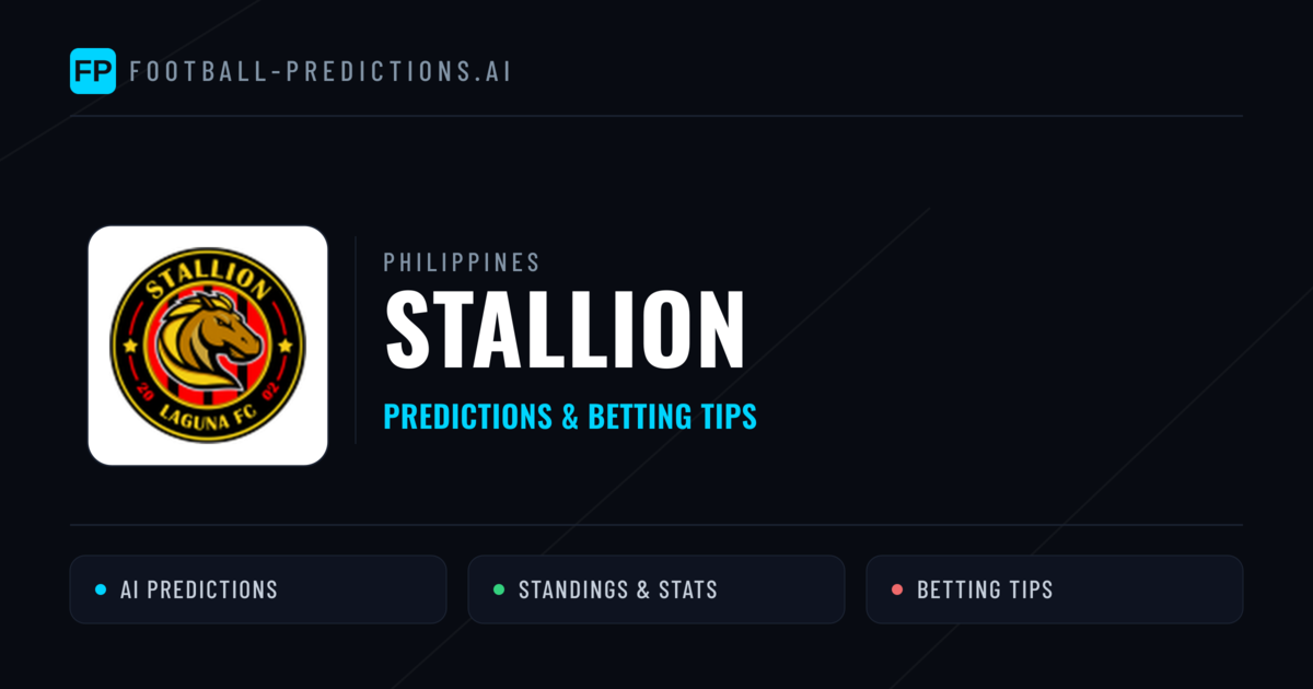 Stallion Predictions & Stats