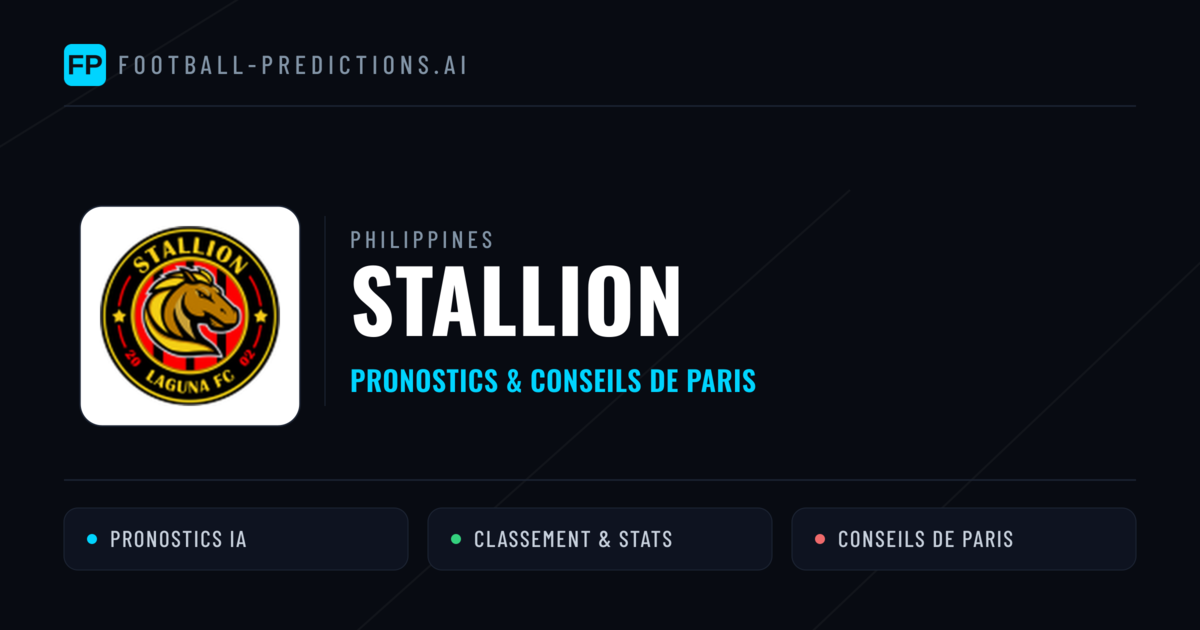 Stallion Pronostics & Statistiques