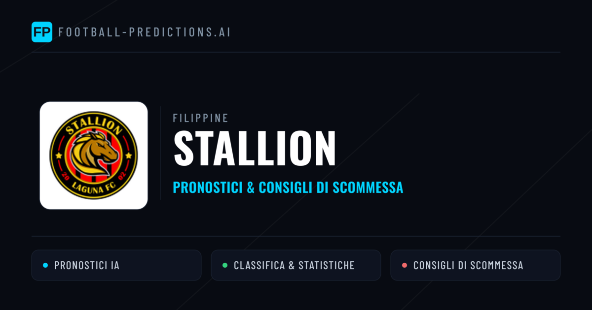 Pronostici e Statistiche Stallion