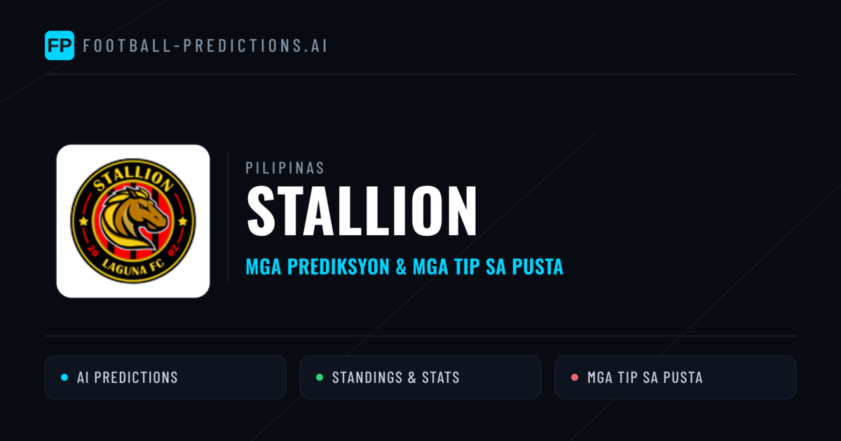 Stallion Predictions & Stats