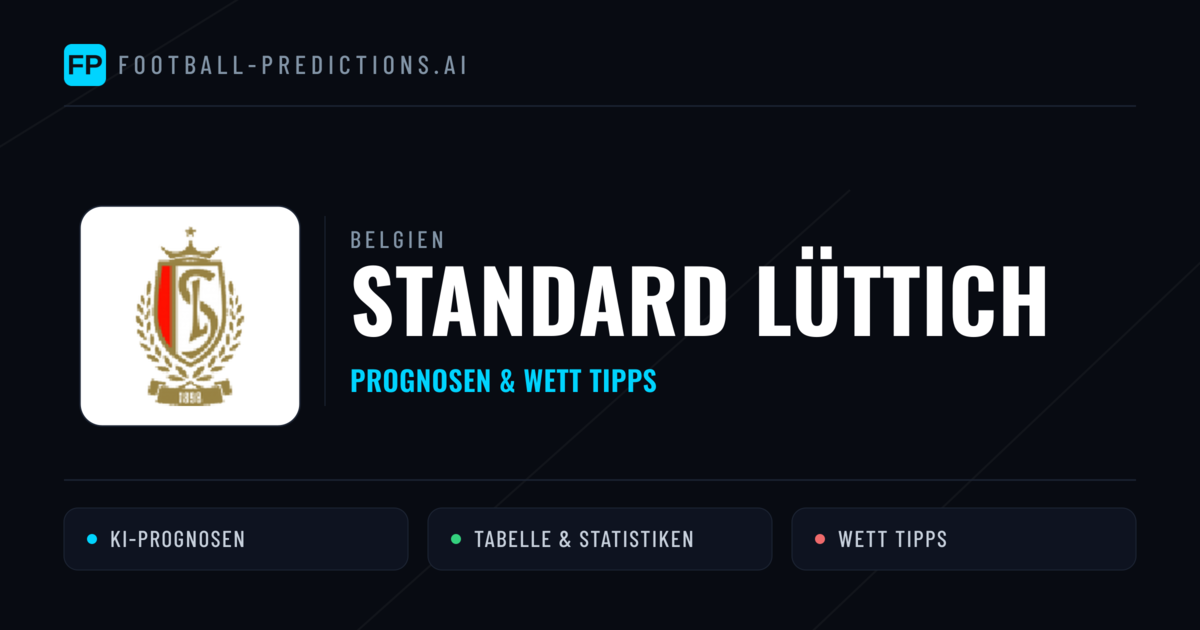 Standard Lüttich Prognosen & Statistiken