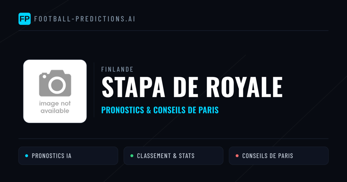 StaPa De Royale Pronostics & Statistiques