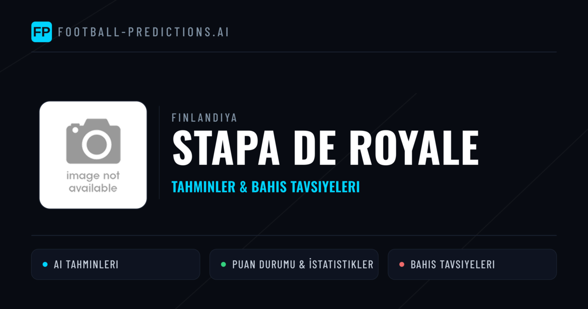 StaPa De Royale Tahminleri & İstatistikler