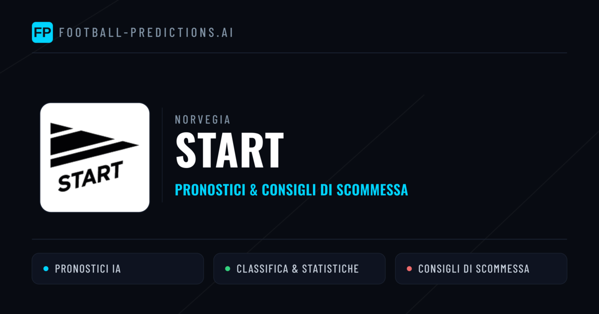 Pronostici e Statistiche Start