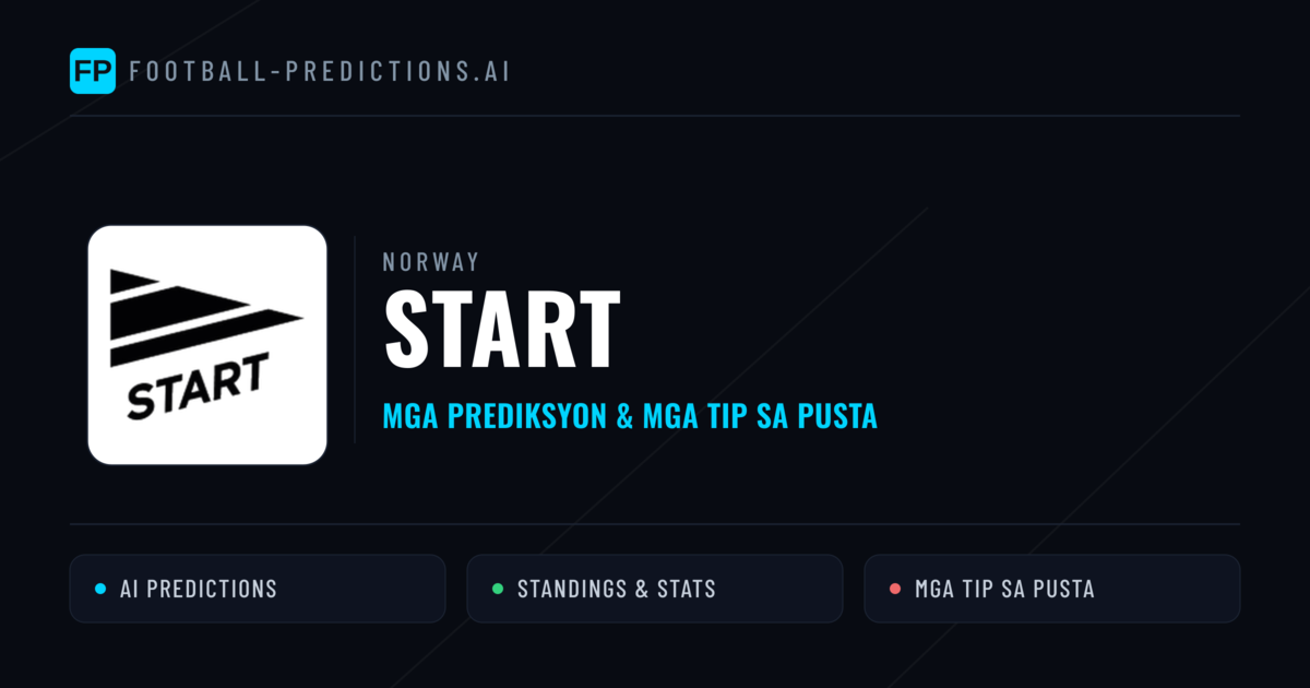 Start Predictions & Stats