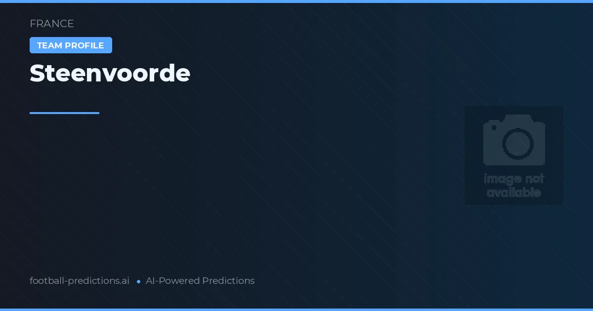 Steenvoorde Prognosen & Statistiken