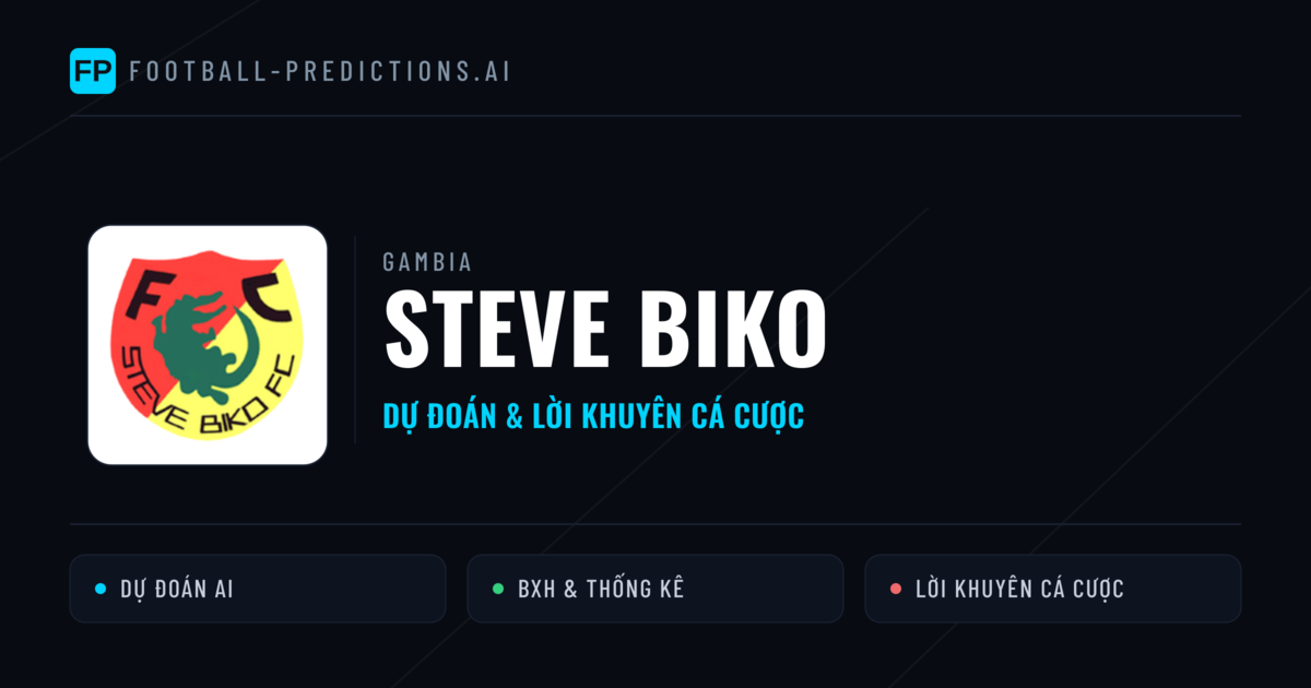 Steve Biko Dự đoán & Thống kê