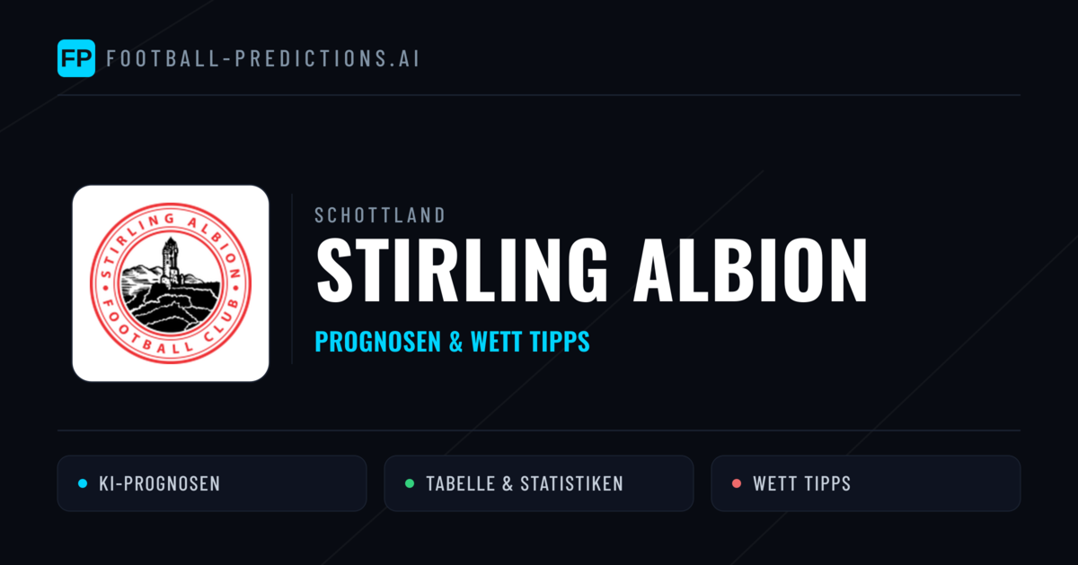 Stirling Albion Prognosen & Statistiken