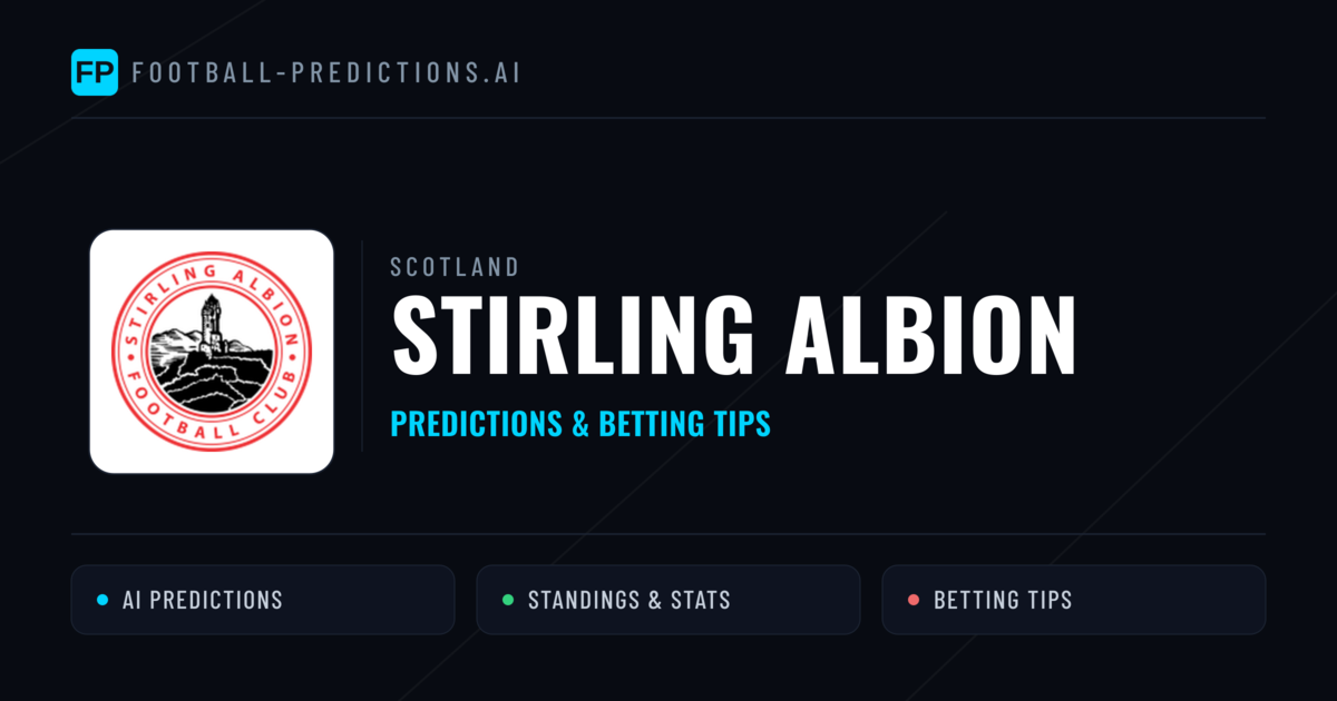 Stirling Albion Predictions & Stats