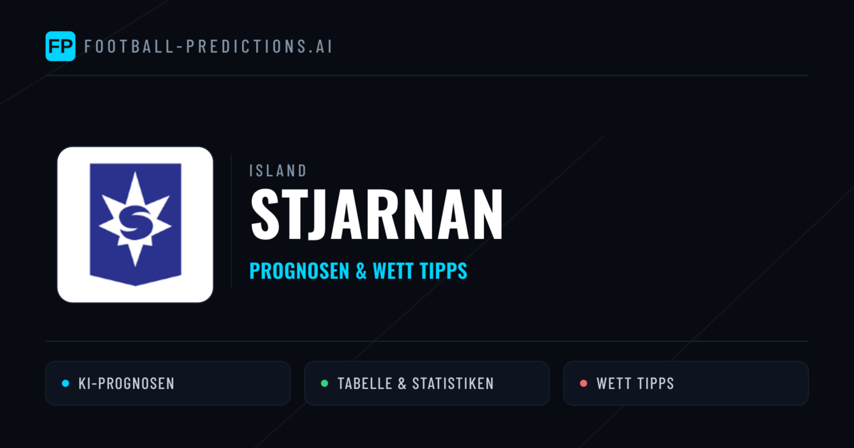Stjarnan Prognosen & Statistiken