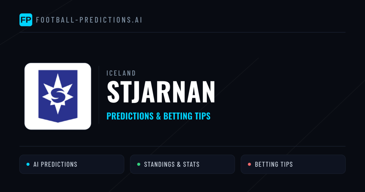 Stjarnan Predictions & Stats