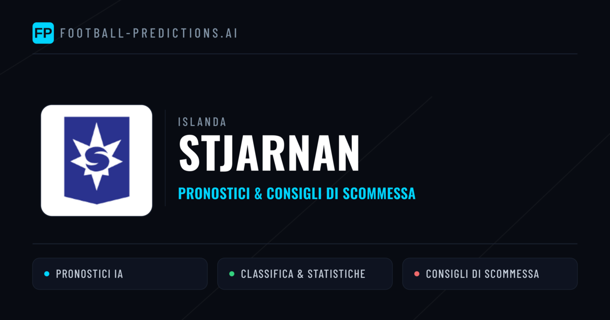 Pronostici e Statistiche Stjarnan