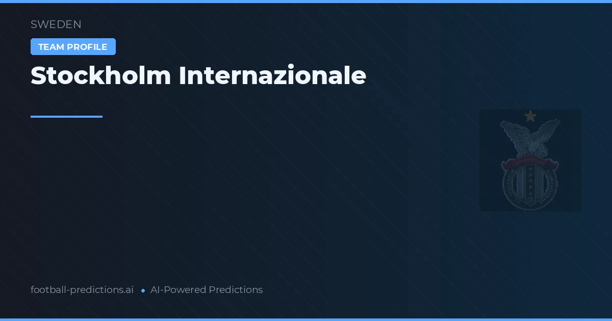 Stockholm Internazionale Pronostics & Statistiques