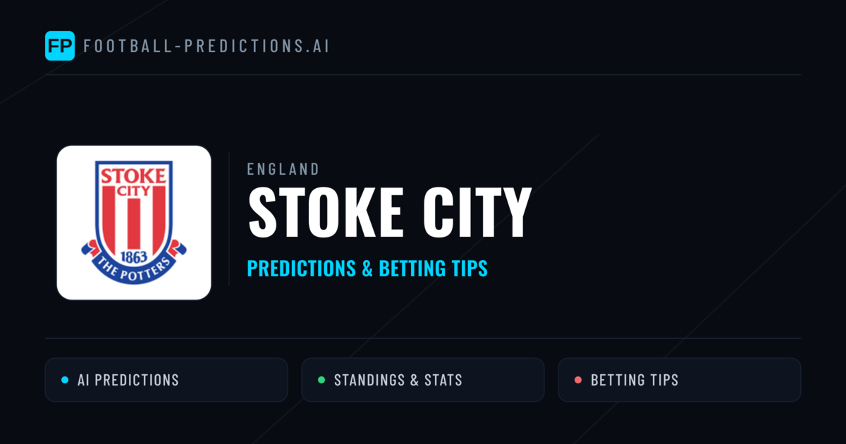Stoke City Predictions & Stats