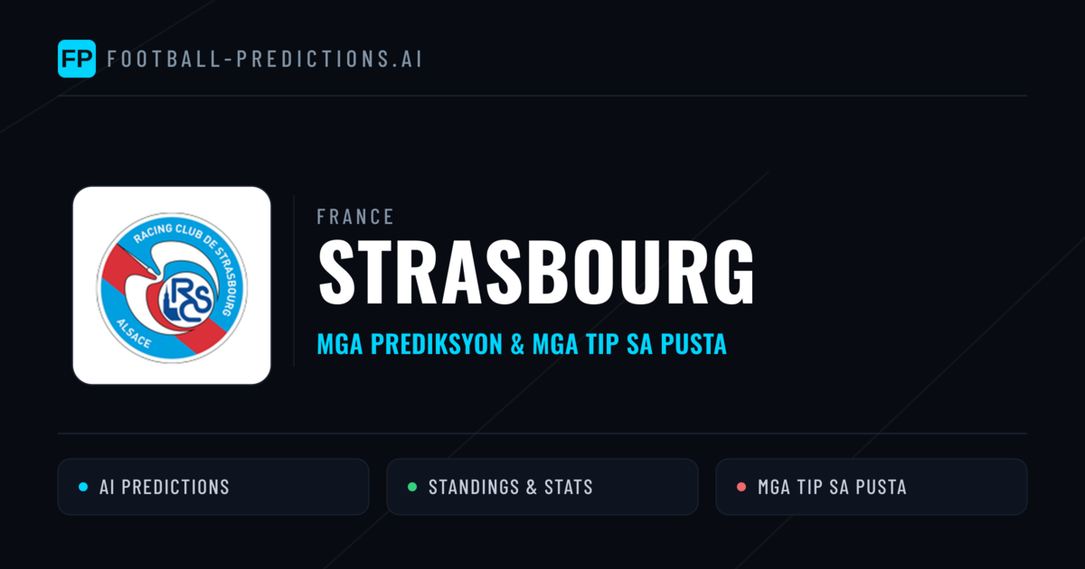 Strasbourg Predictions & Stats