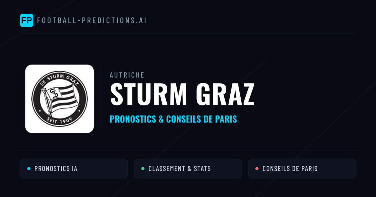 Sturm Graz Pronostics & Statistiques
