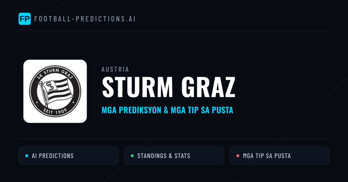 Sturm Graz Predictions & Stats