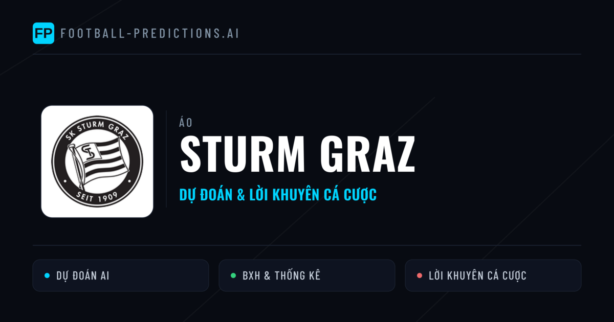 Sturm Graz Dự đoán & Thống kê