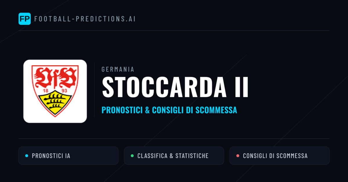 Pronostici e Statistiche Stoccarda II
