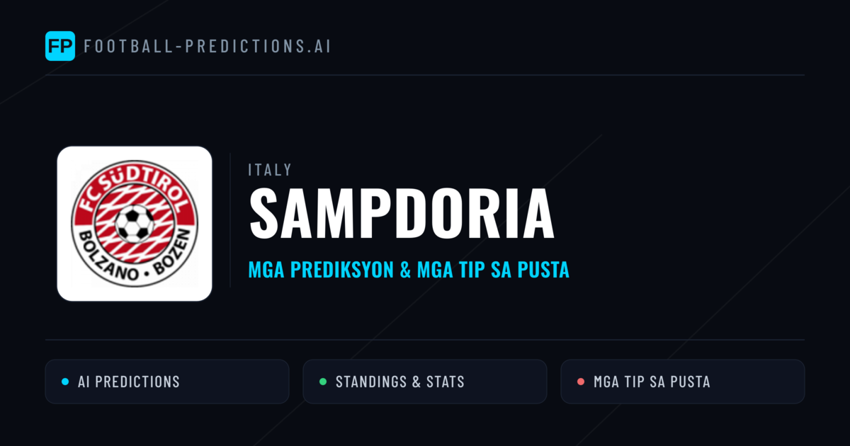 Sampdoria Predictions & Stats