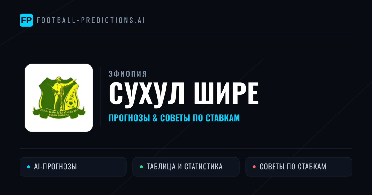 Сухул Шире прогнозы и статистика