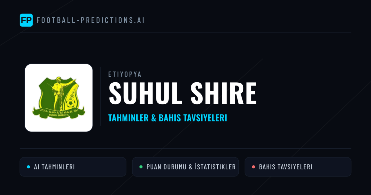 Suhul Shire Tahminleri & İstatistikler