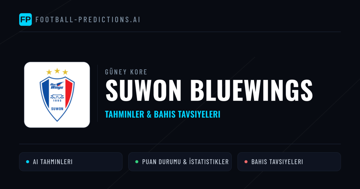 Suwon Bluewings Tahminleri & İstatistikler