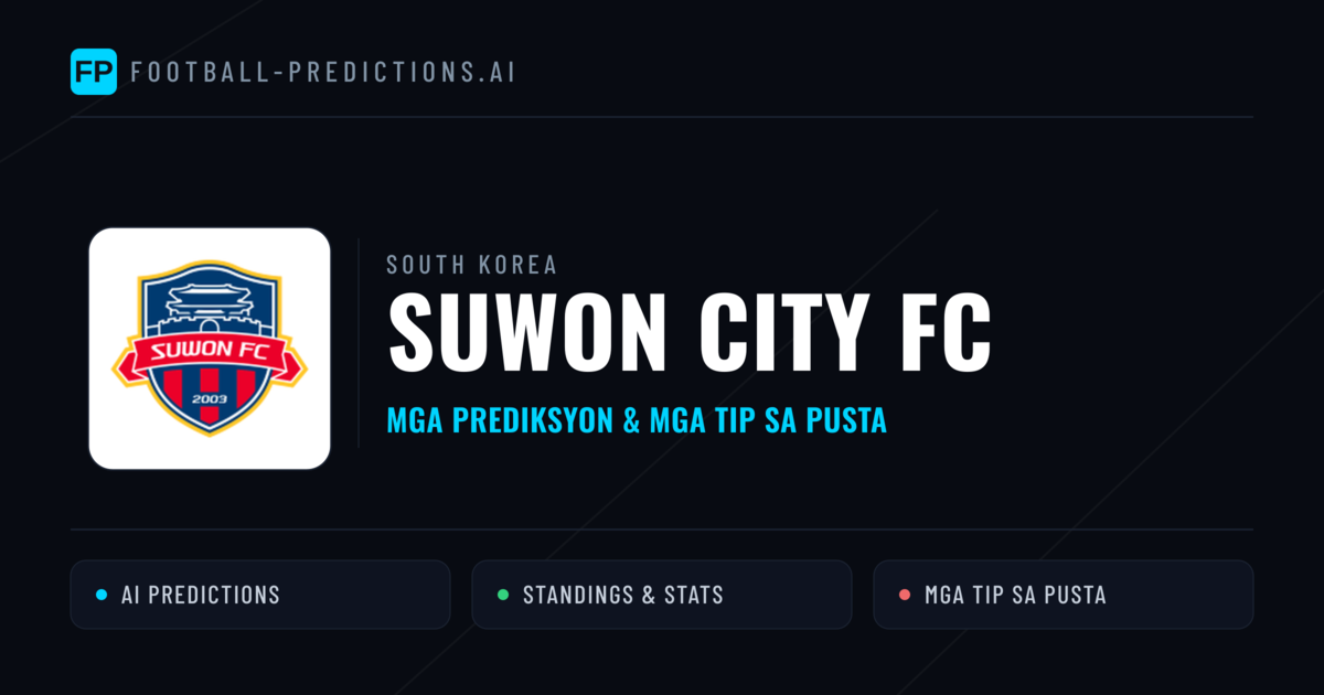 Suwon City FC Predictions & Stats