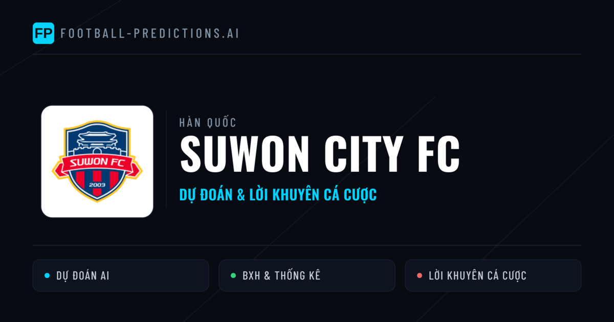 Suwon City FC Dự đoán & Thống kê