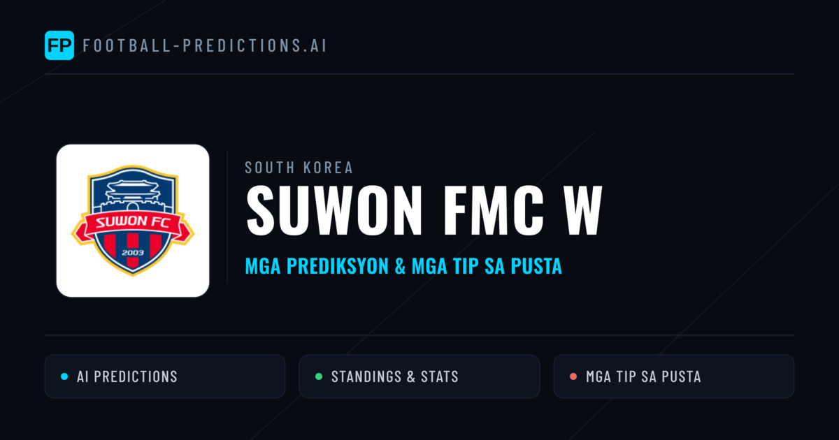 Suwon FMC W Predictions & Stats