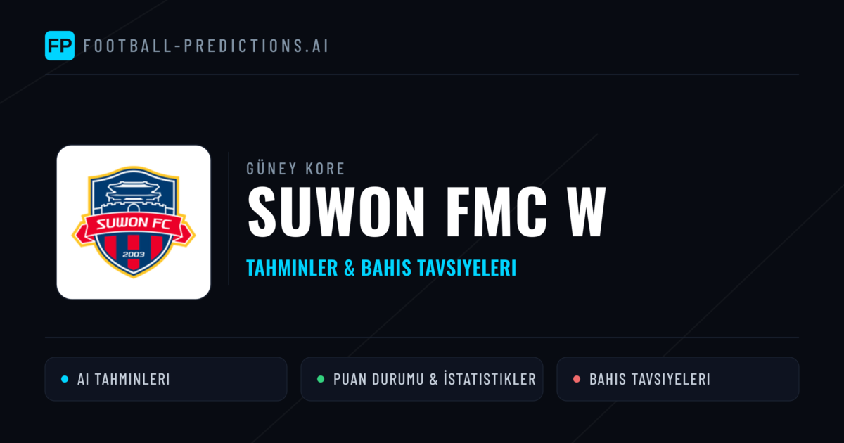 Suwon FMC W Tahminleri & İstatistikler