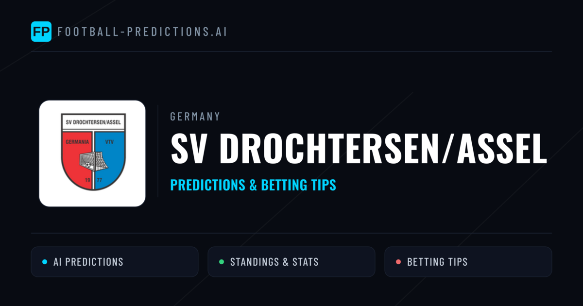 SV Drochtersen/Assel Predictions & Stats