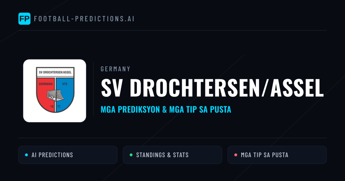 SV Drochtersen/Assel Predictions & Stats