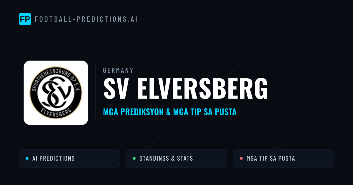 SV Elversberg Predictions & Stats