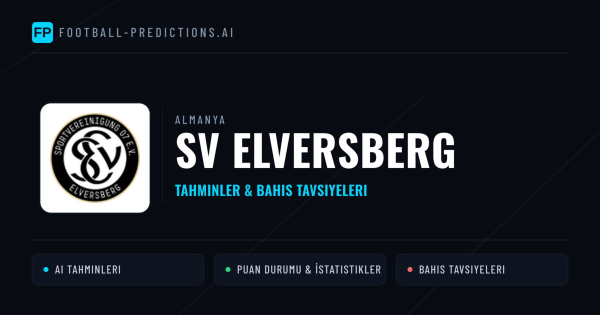 SV Elversberg Tahminleri & İstatistikler