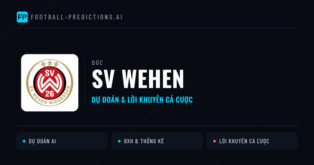 SV Wehen Dự đoán & Thống kê