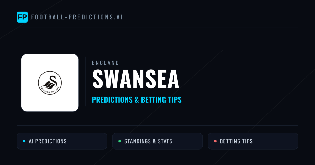 Swansea Predictions & Stats
