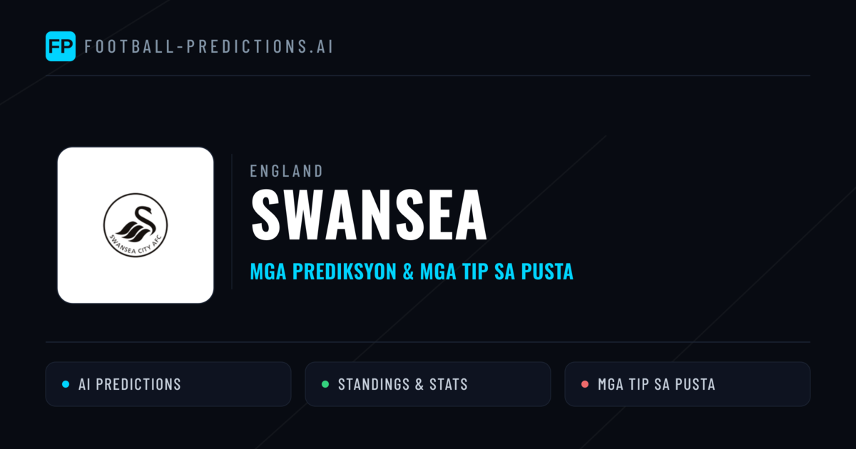Swansea Predictions & Stats