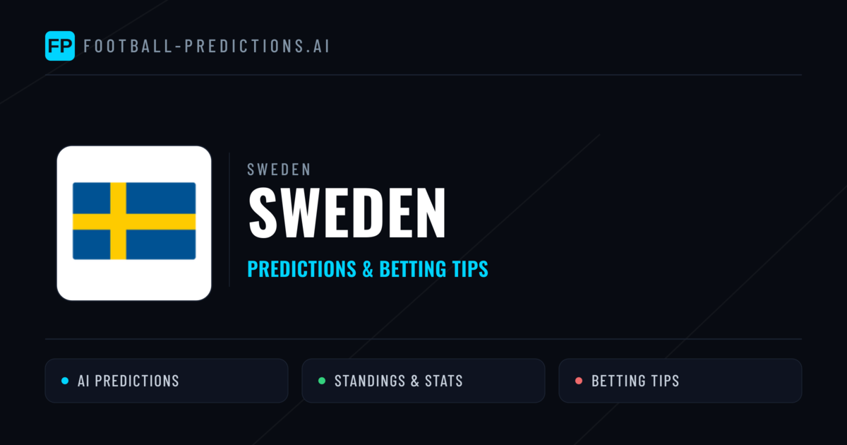 Sweden Predictions & Stats