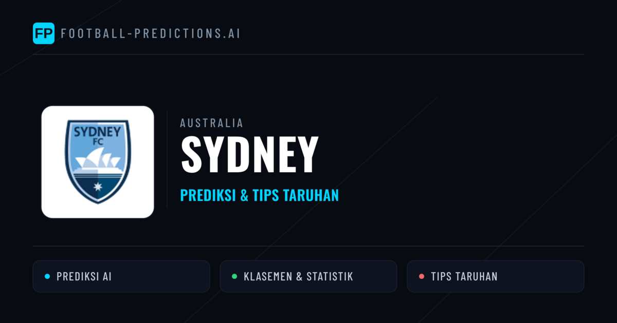 Sydney Prediksi & Statistik Piala Dunia